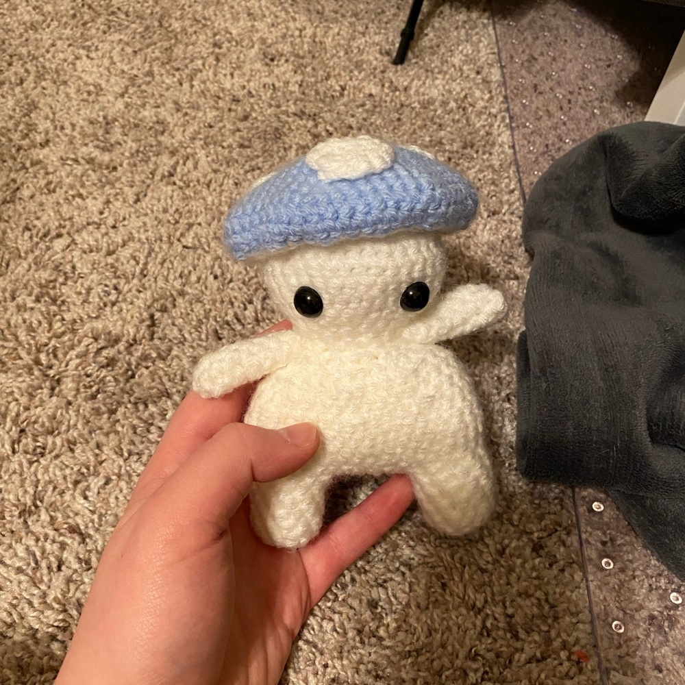Kawaii mushroom plushie amigurumi